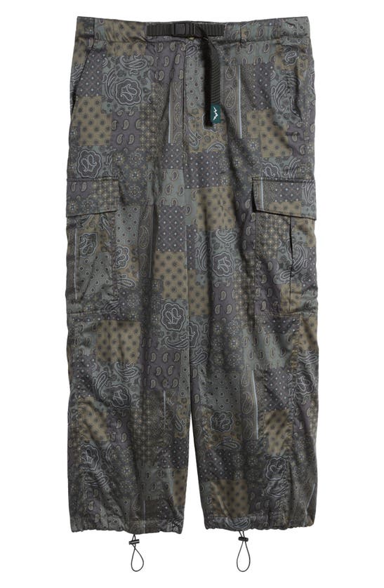 Shop Afield Out Paisley Utility Pants In Grey