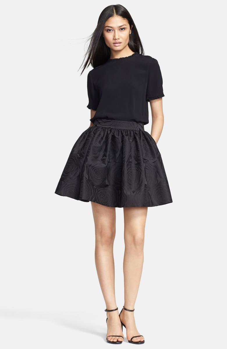 kate spade new york 'adra' ruffle trim top | Nordstrom