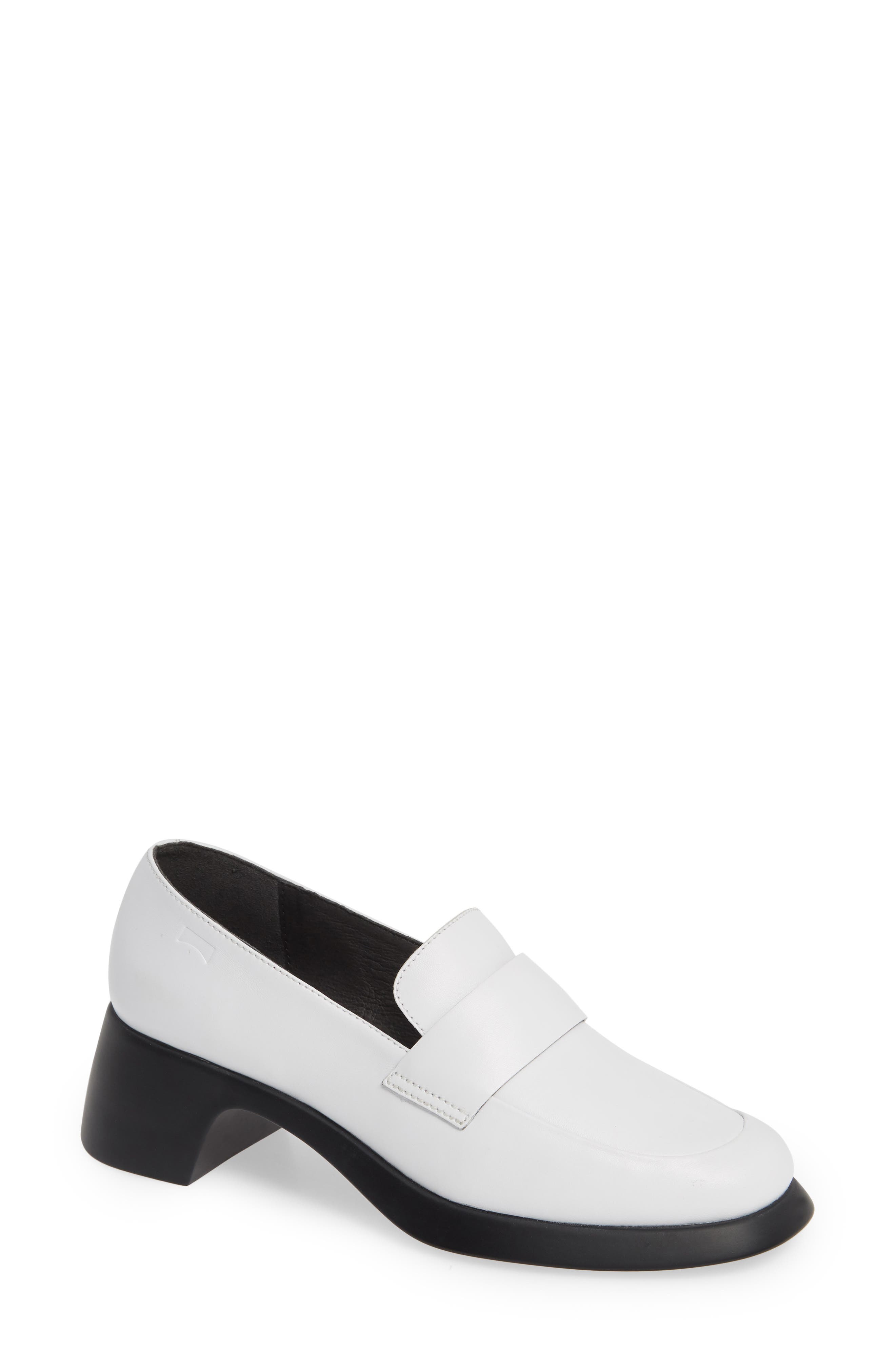 Camper Trisha Loafer Pump, White