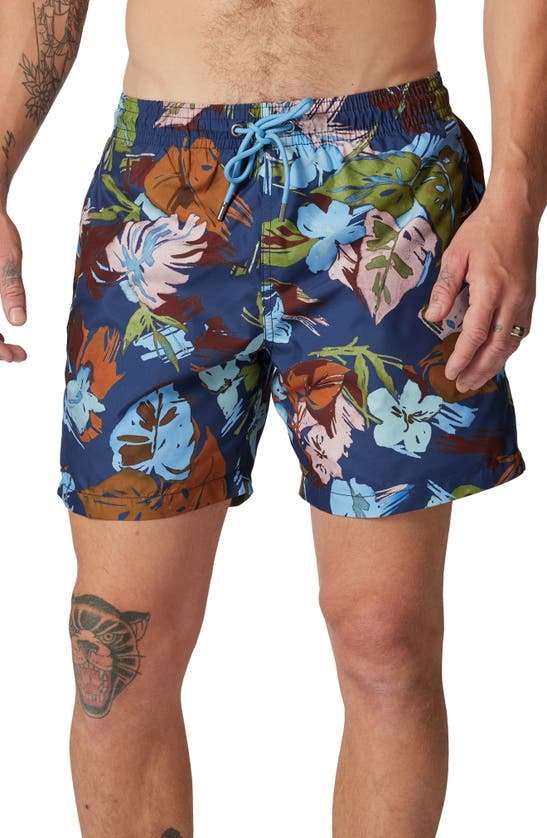 Rodd & Gunn Dartmoor Bay Swim Trunks In Azure
