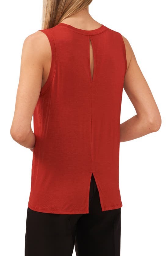 Halogen Back Keyhole Tank In Orange