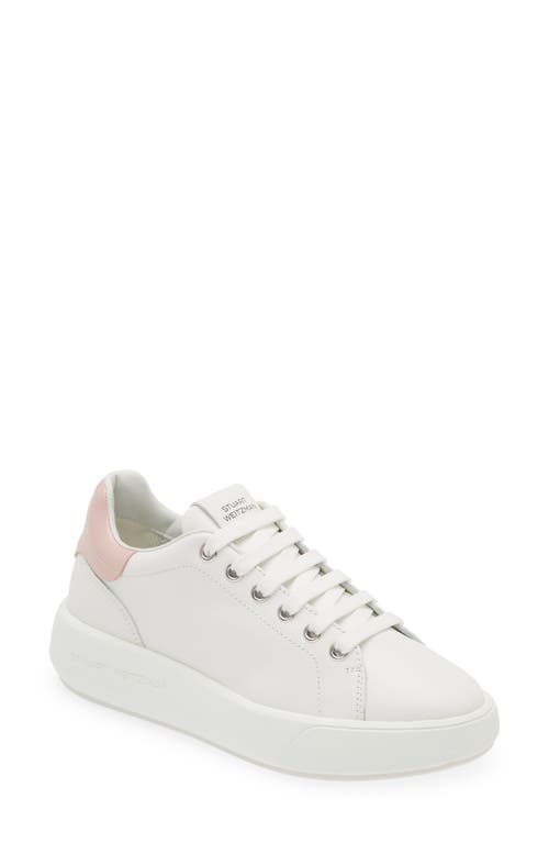 Stuart Weitzman Pro Sleek Sneaker Calf Leather at Nordstrom,