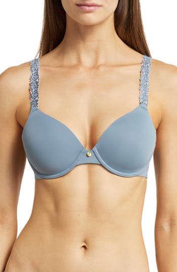 Elegant Dream Padded Wired T-shirt Bra - Watercolour Ditsy Floral Prin