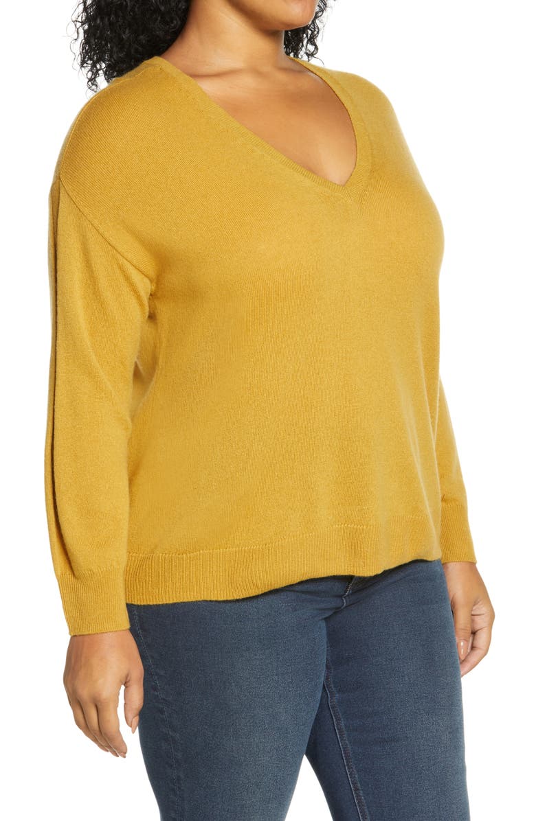 11 Honoré V-Neck Wool & Cashmere Sweater, Alternate, color,