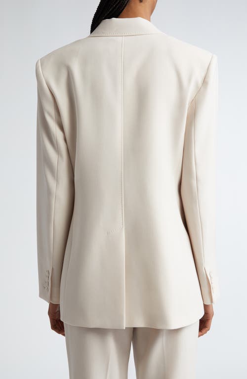 MAX MARA MAX MARA STUDIO MAGMA VIRGIN WOOL GABARDINE BLAZER 