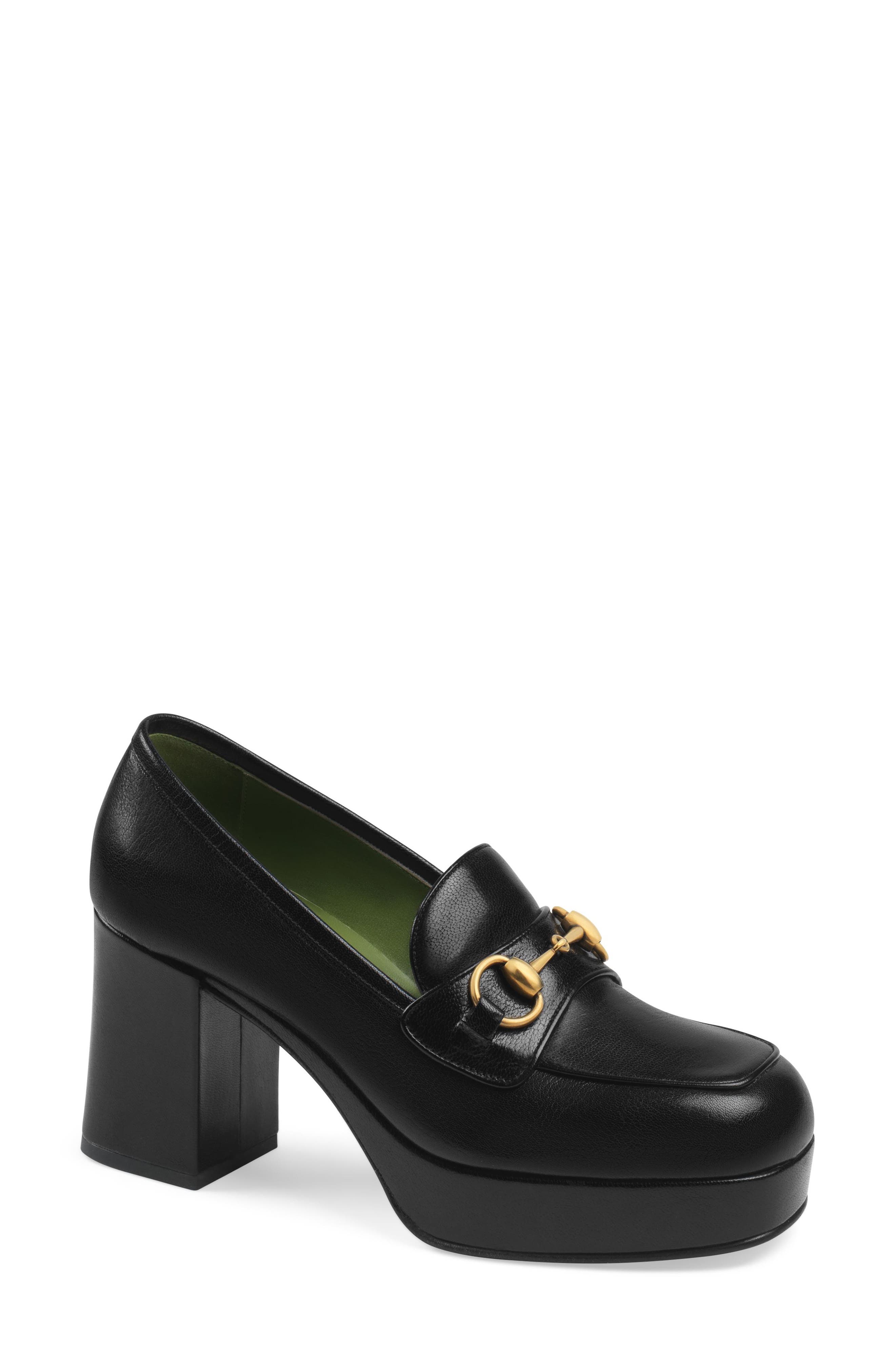 gucci houdan platform pump