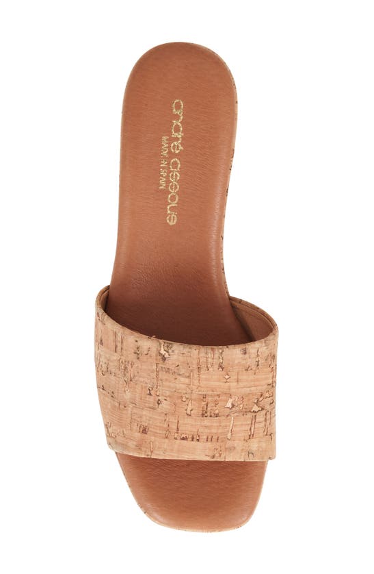 Shop Andre Assous Cypress Slide Sandal In Natural