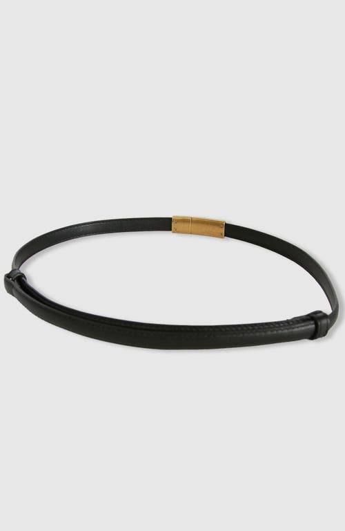 Belle & Bloom Lady Lux Magnetic Belt In Black