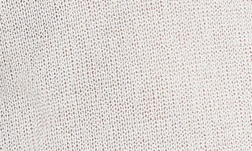 Brixton Semisheer Knit Long Sleeve Top In Off White
