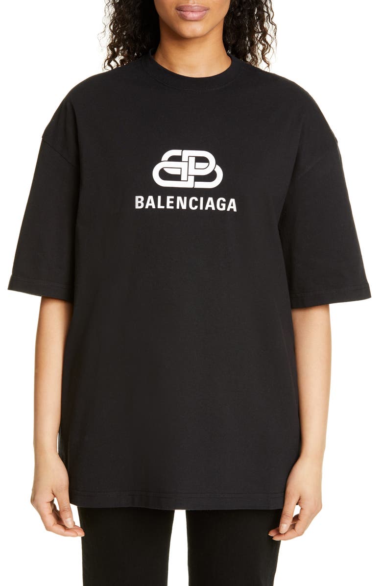 Balenciaga BB Logo Oversized Tee | Nordstrom