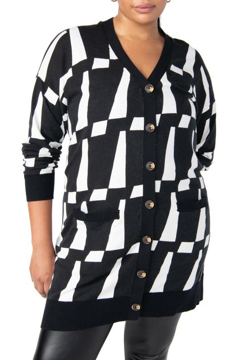 Arc Tunic Sweater, Black