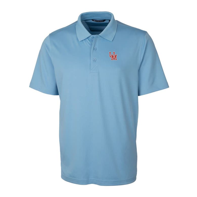 Shop Cutter & Buck Light Blue Ole Miss Rebels Forge Stretch Polo
