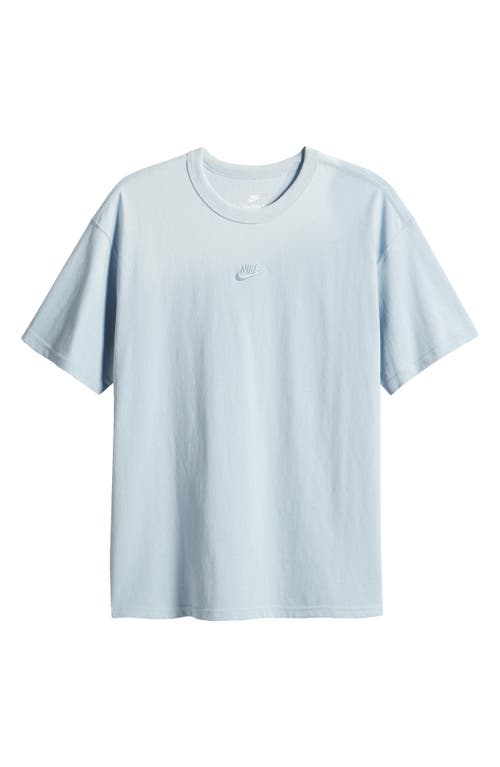 Shop Nike Premium Essential Cotton T-shirt In Light Armory Blue