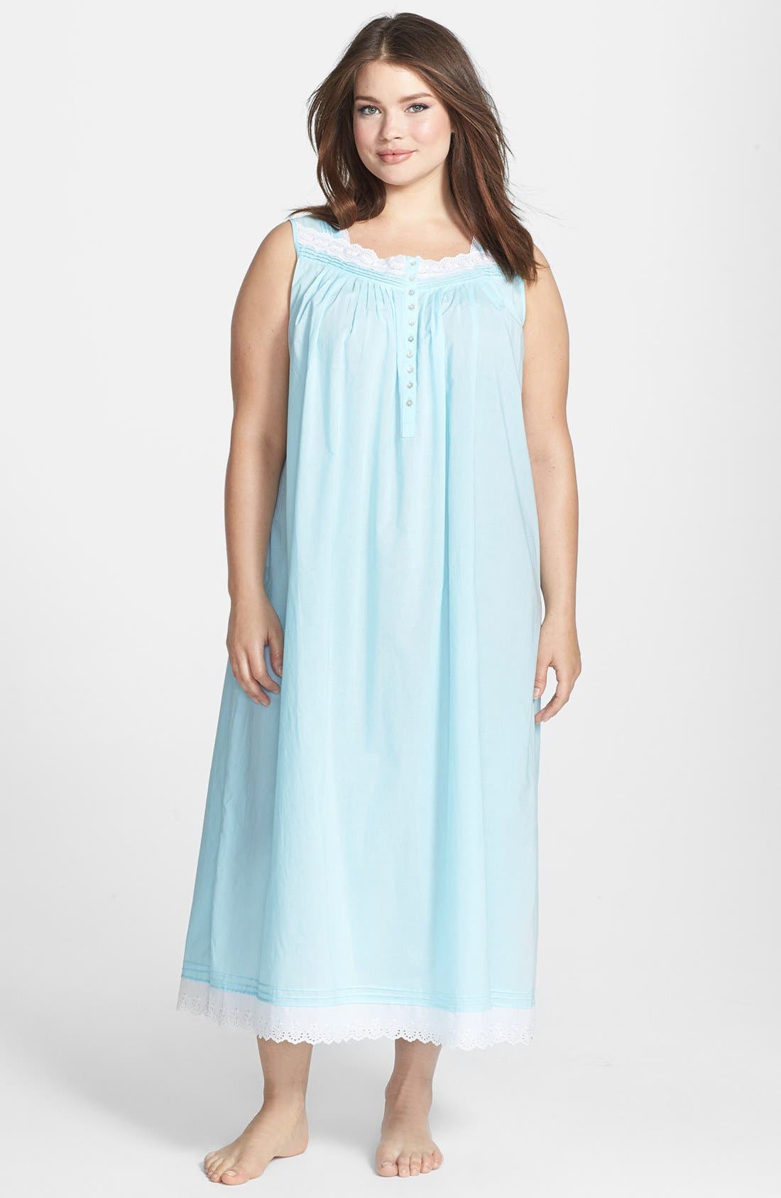 Eileen West 'Sparkling Sea' Ballet Nightgown (Plus Size) Nordstrom