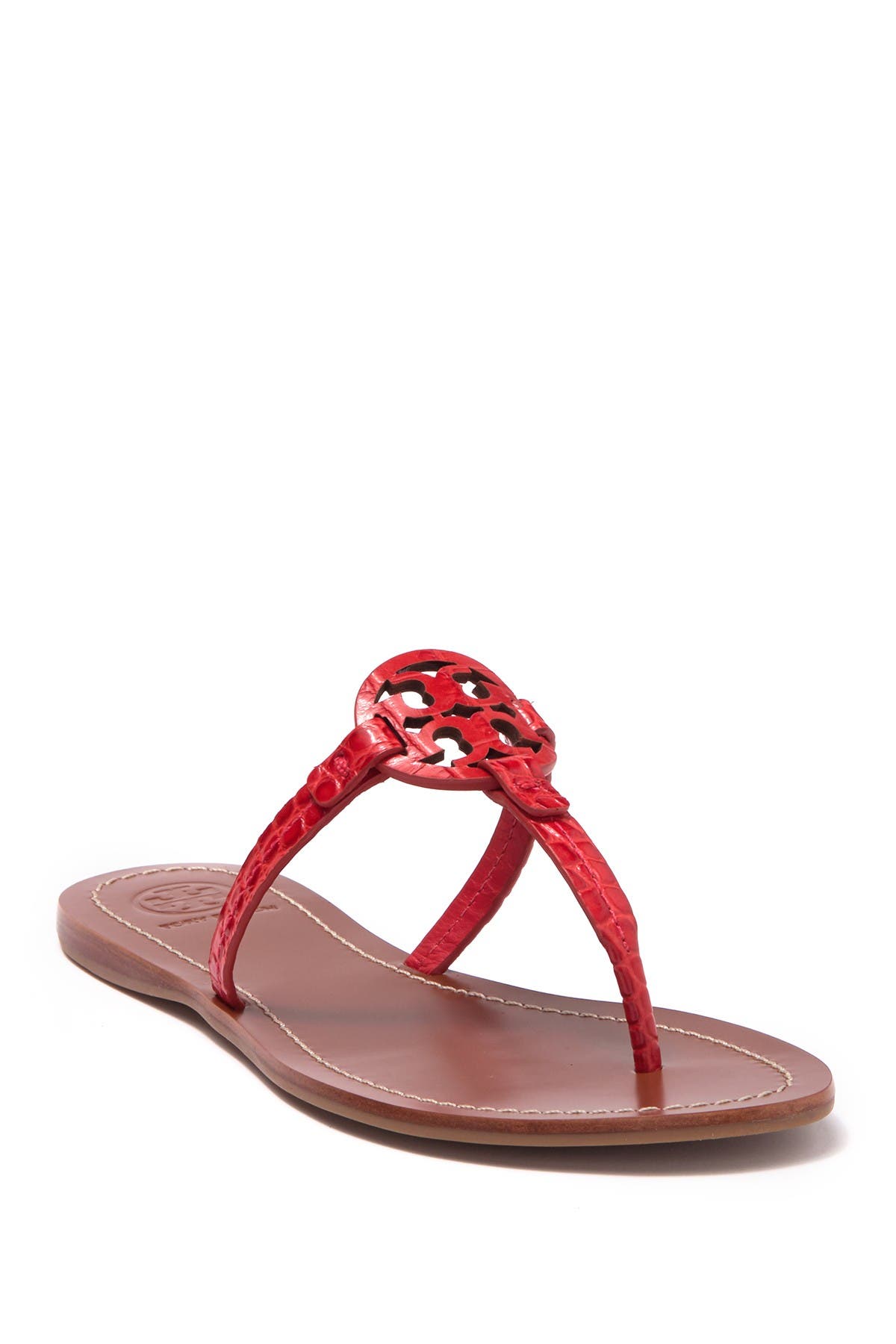 tory burch red thong sandals