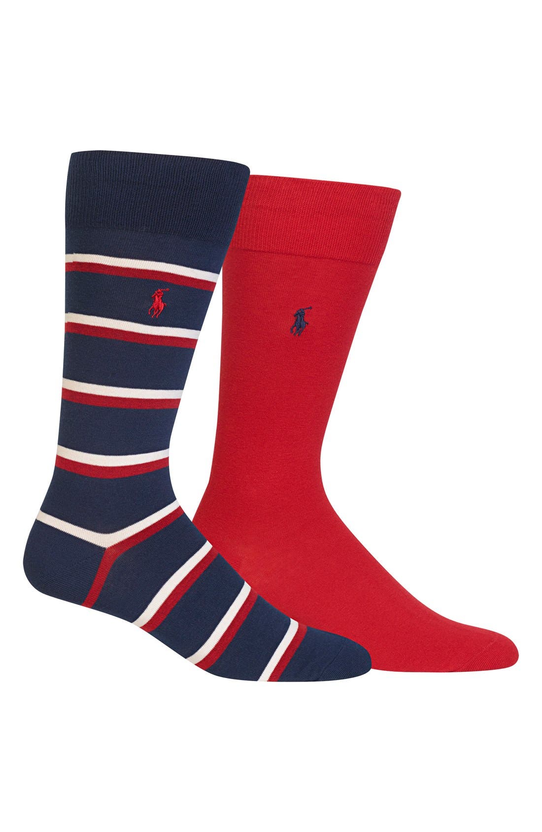 Polo Ralph Lauren Crew Socks (Assorted 2Pack) (Men) Nordstrom