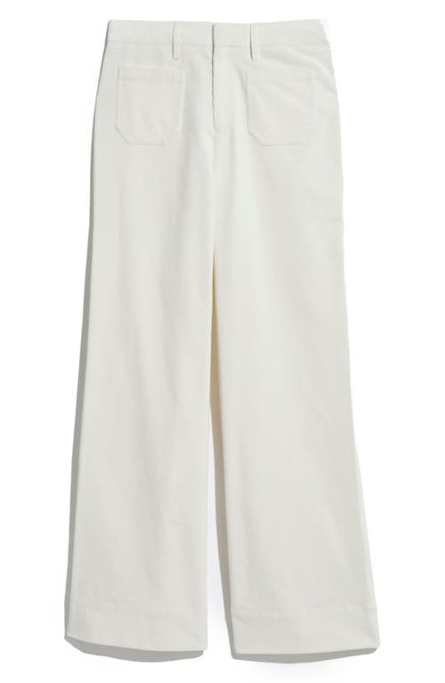 Vineyard Vines Wide Leg Corduroy Pants In Marshmallow