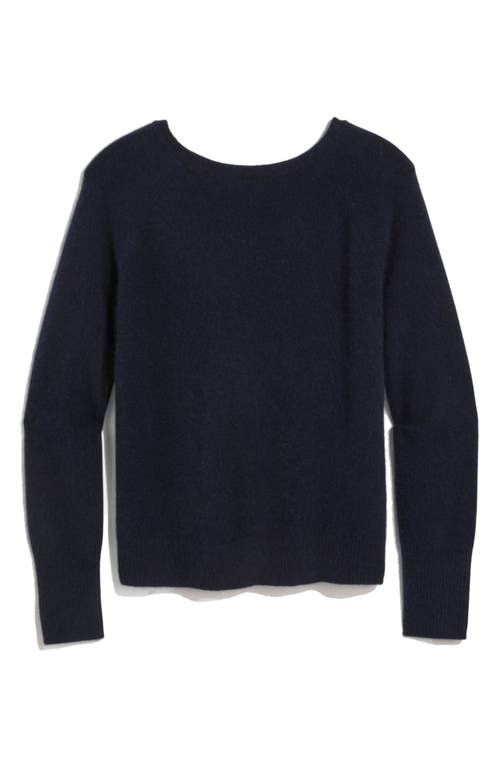 Shop Vineyard Vines Bow Back Merino Wool Blend Sweater In Nautical Navy