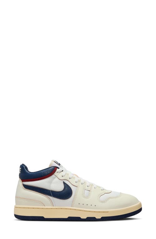 Shop Nike Attack Premium Tennis Sneaker In Sail/midnight Navy