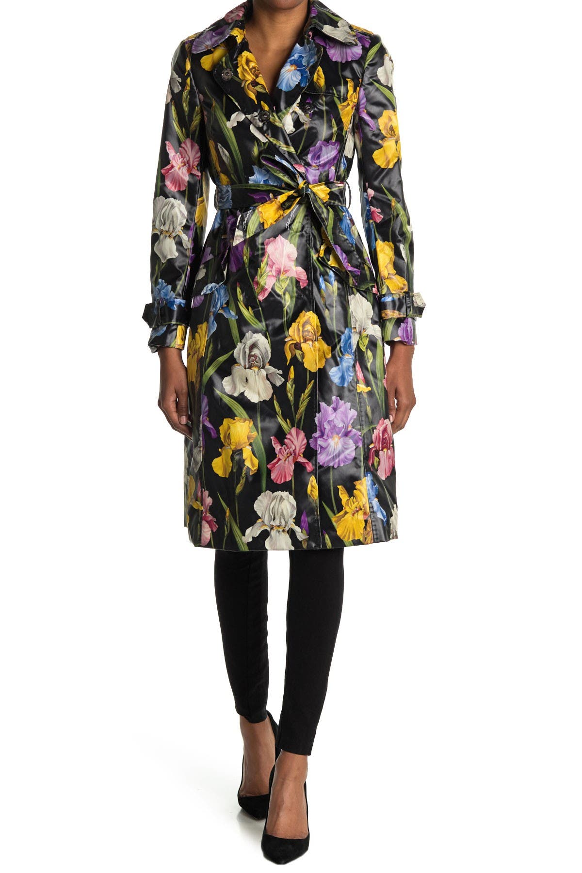 dolce and gabbana floral coat
