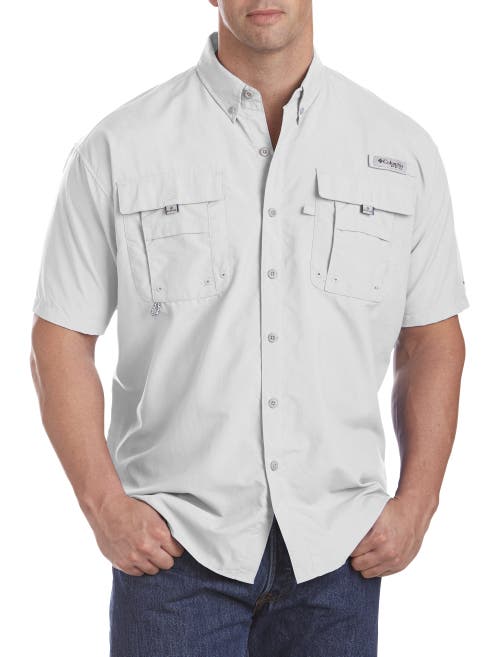 Shop Columbia Pfg Bahama Ii Short-sleeve Sport Shirt In White