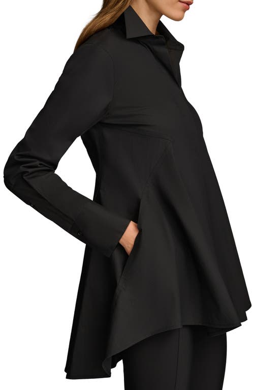 DONNA KARAN DONNA KARAN NEW YORK HIGH-LOW A-LINE TUNIC 