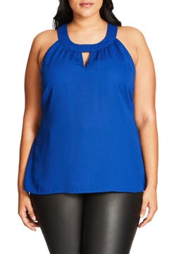 City Chic Lace Deluxe Shirt (Plus Size) | Nordstrom