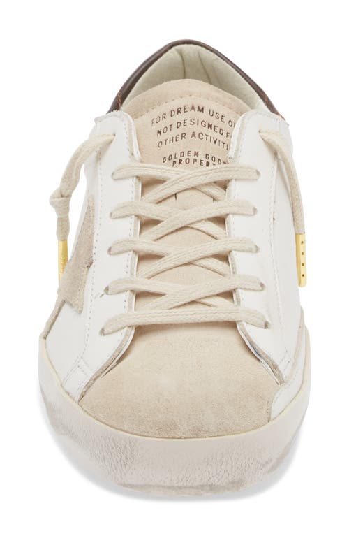 Golden Goose Super-star Low Top Sneaker In White/pearl