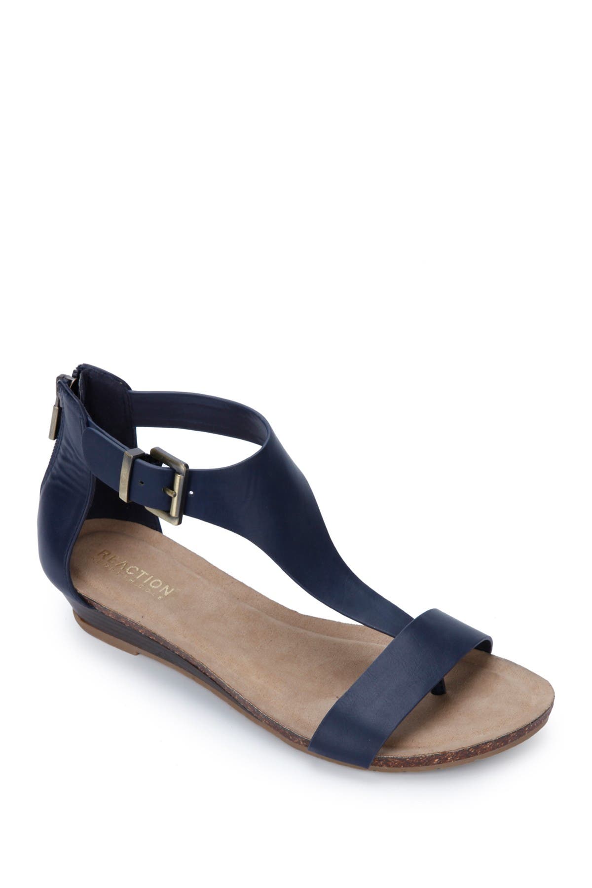 Kenneth Cole Reaction Great Gal T-strap Sandal In Navy