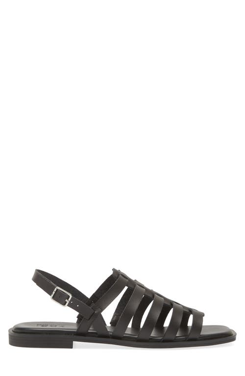 Shop Nordstrom Rack Hugo Flat Sandal In Black