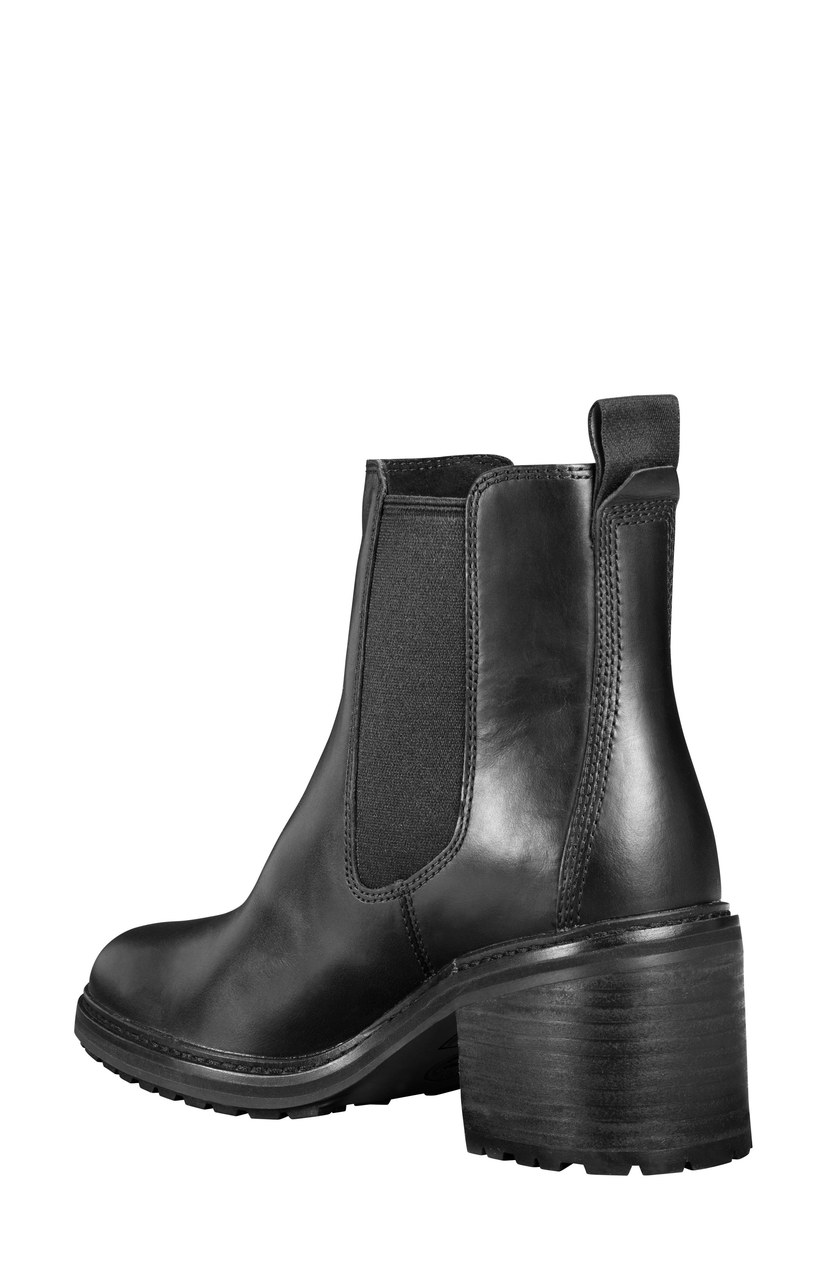 timberland sienna waterproof block heel chelsea boot