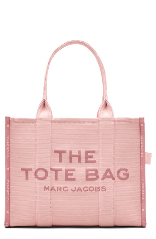 Shop Marc Jacobs The Jacquard Large Tote Bag In Rose