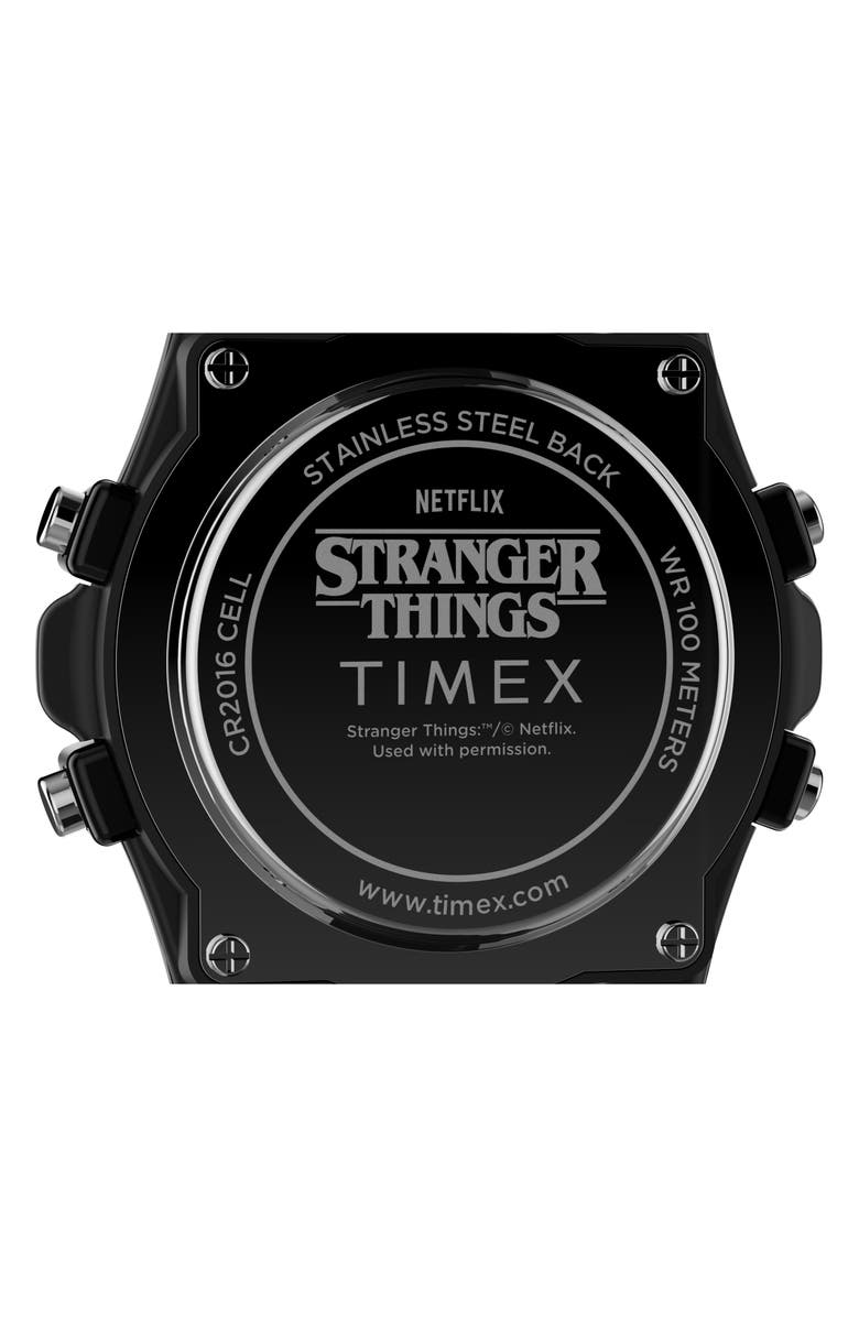 x 'Stranger Things' Atlantis Chronograph Resin Strap Watch, 40mm