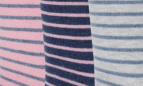 Original Penguin Cecil Stripe 3-pack Crew Socks In Indigo