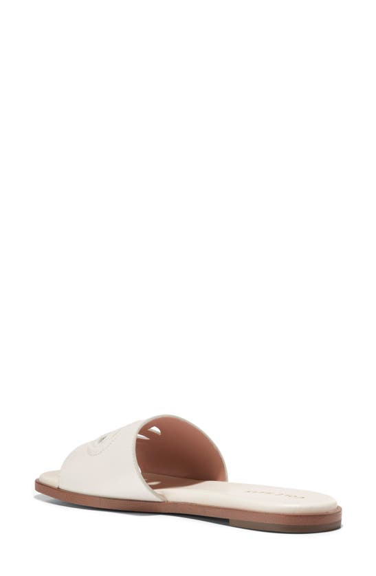 Cole Haan Flynn Logo Slide Sandal In Egret | ModeSens