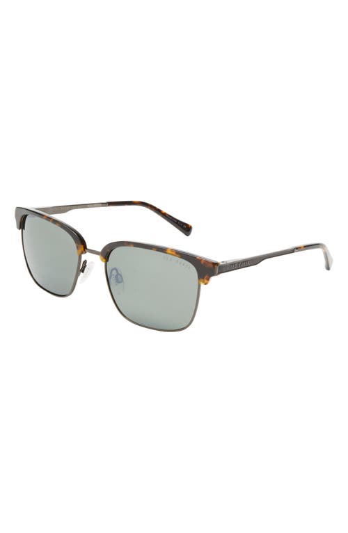 TED BAKER TED BAKER LONDON 55MM SQUARE POLARIZED SUNGLASSES