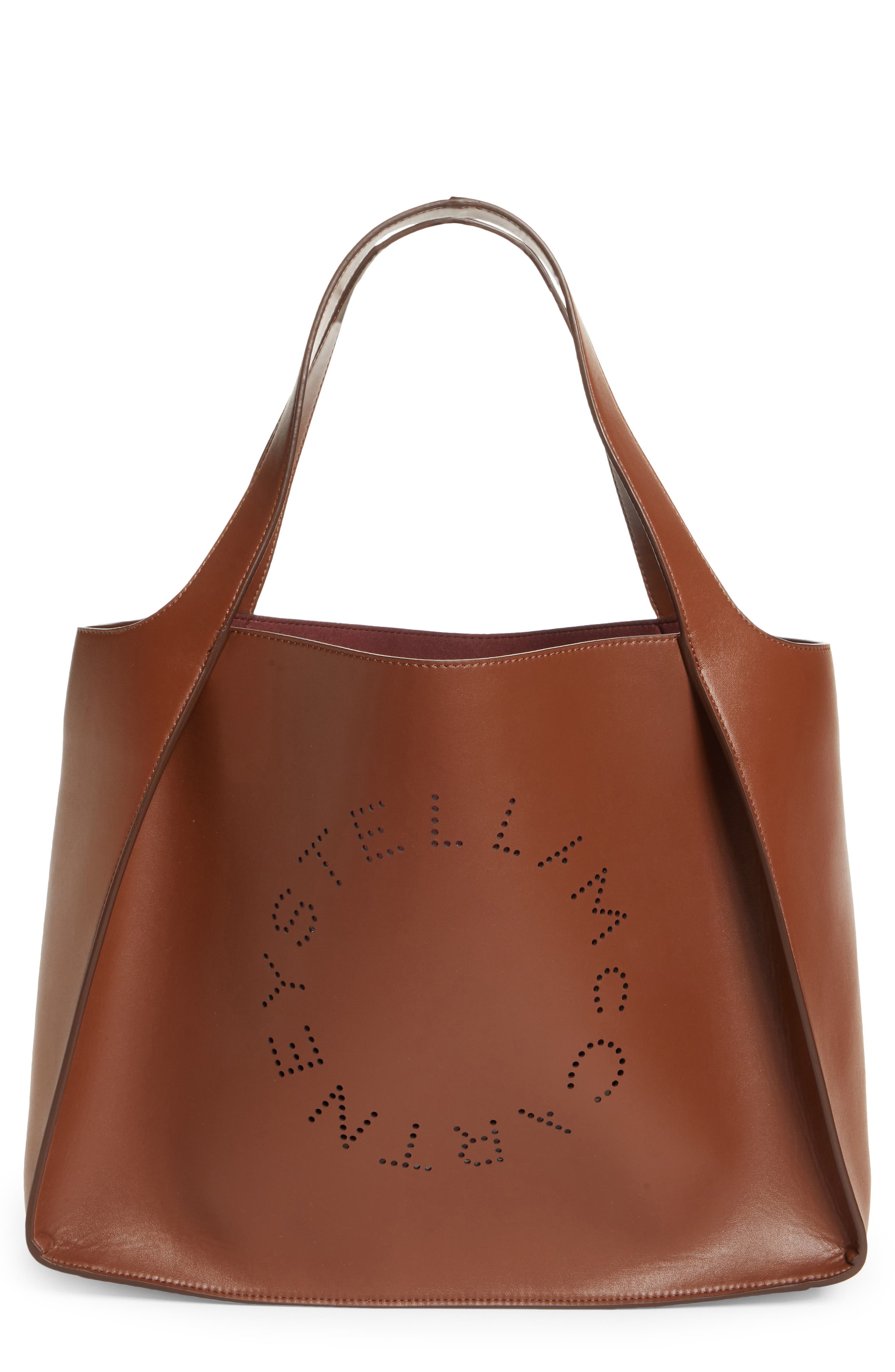 New Trendy Designer Boutique Faux Leather Large Bow Brown Trim Shoulder Handbag 