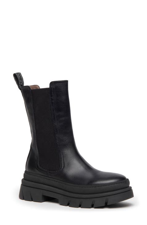 DeeZee Black over-the-knee heeled boots Cozi > DeeZee Shop Online