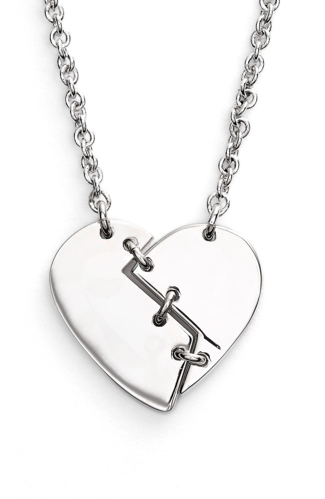 Marc by Marc Jacobs 'Broken Heart' Pendant Necklace Nordstrom