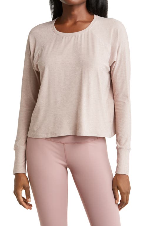 Beyond Yoga Featherweight Long Sleeve T-Shirt in Chai