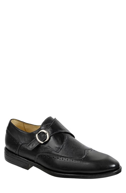 Sandro Moscoloni Monk Strap Wingtip Loafer in Black