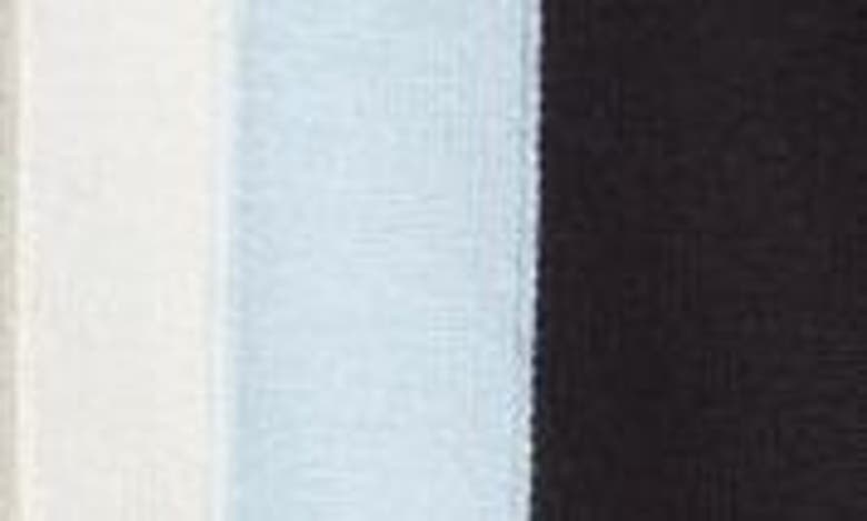 Shop Hugo Sholpon Stripe Quarter Zip Sweater Polo In Navy