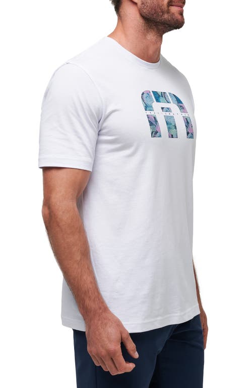 Shop Travismathew Summer Season Icon Graphic T-shirt In White