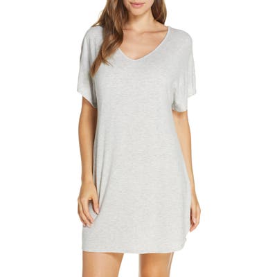Nordstrom Lingerie Moonlight Nightshirt, Grey