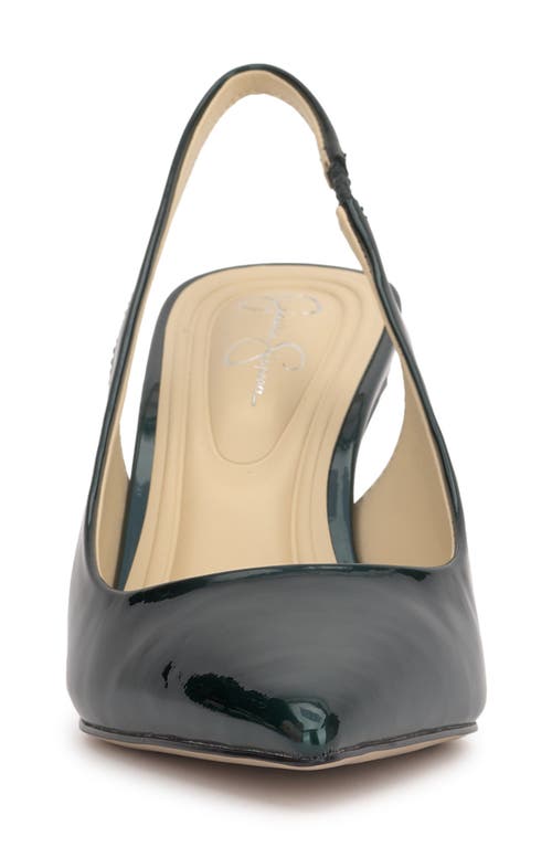 Jessica Simpson Souli Slingback Pointed Toe Pump In Dark Teal
