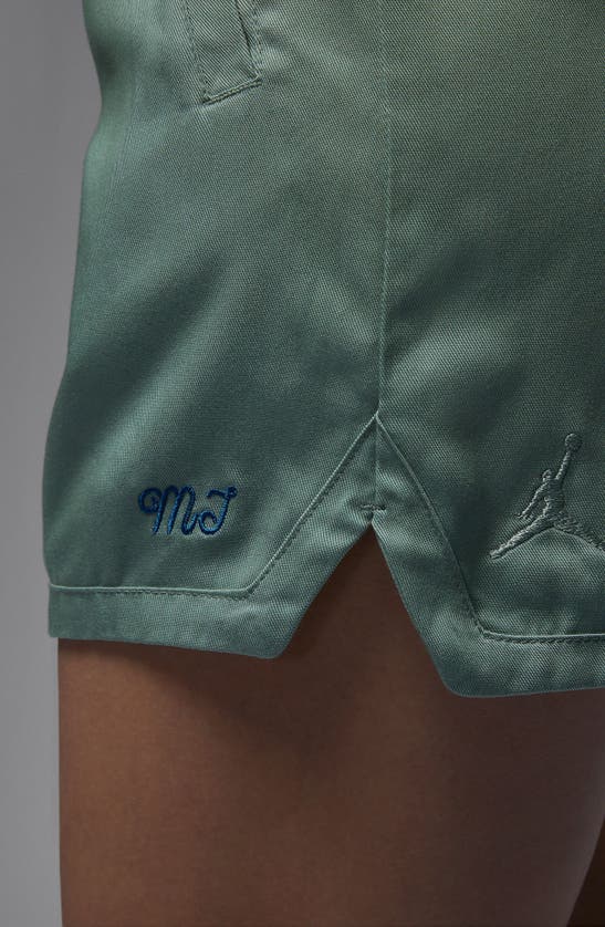 Shop Jordan Woven Shorts In Jade Smoke/ Industrial Blue