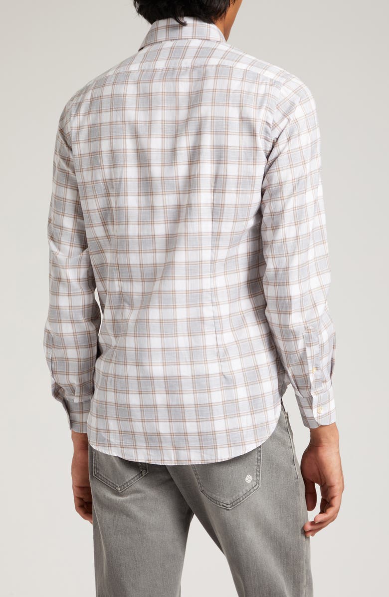 Eleventy Plaid Cotton Flannel ButtonUp Shirt Nordstrom