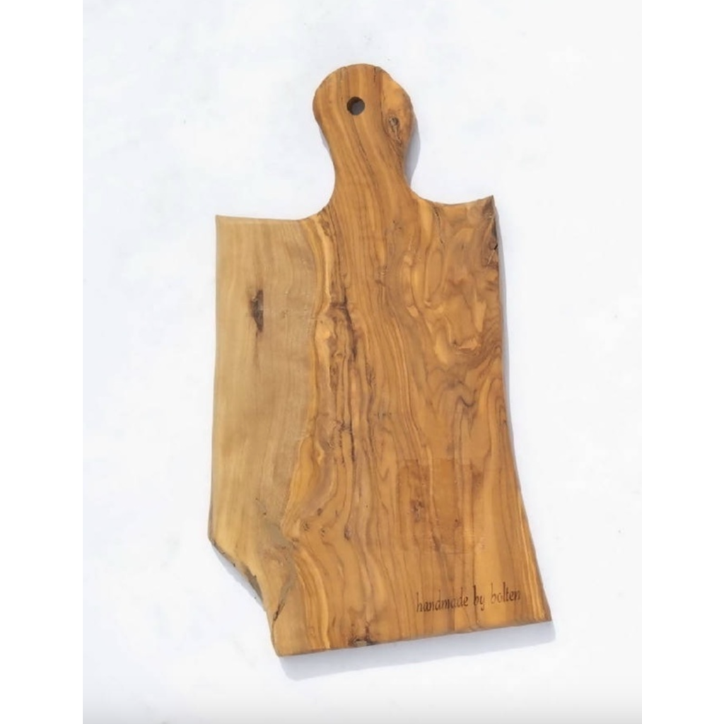 Alcantara-frederic Alcantara Frederic Olive Wood Cutting Board In Natural