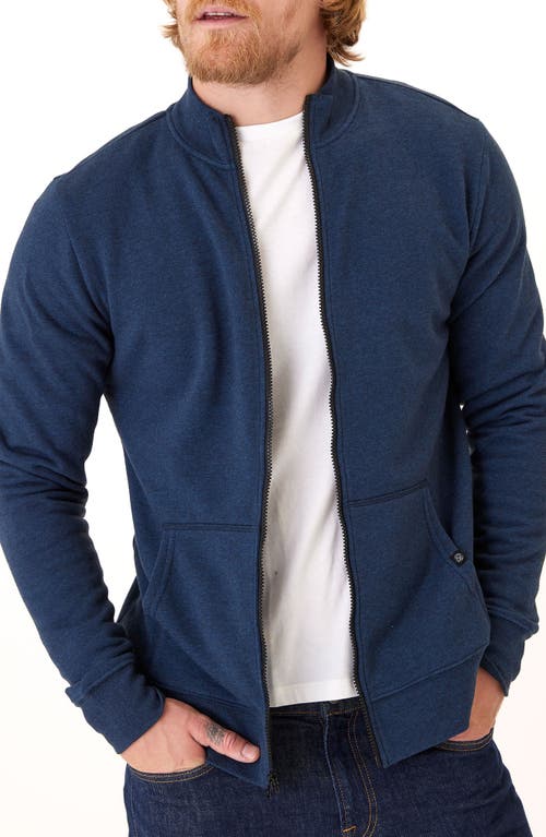 Shop Threads 4 Thought Brandon Knit Zip-up Jacket In Midnight