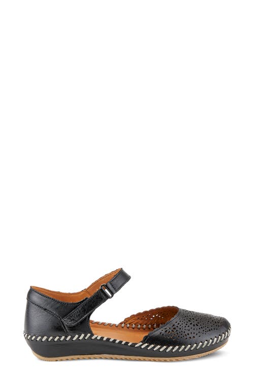 Spring Step Wallania Wedge Sandal In Black